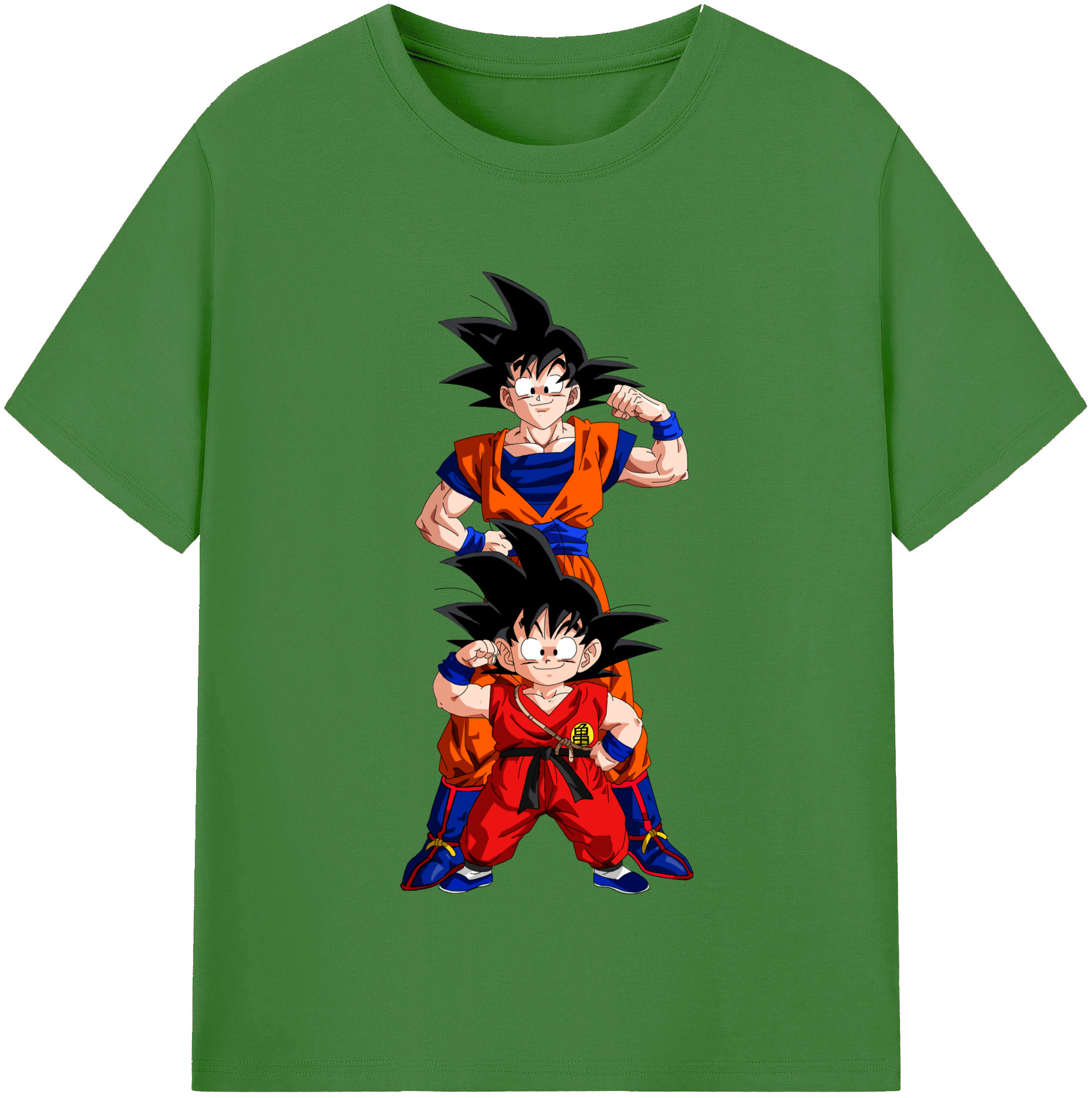 （画像用） ドラゴンボール 孫悟空（そん ごくう）Son Goku カカロット DRAGON BALL Kakarotto レディースカジュアルプリントTシャツ（綿100％）